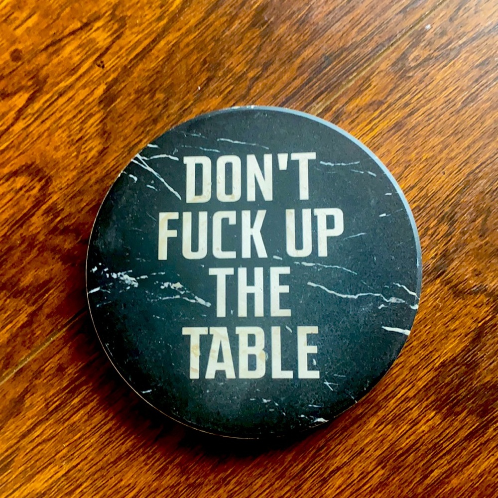Unique Coasters with Quotables- set of 6 - Picture 2 of 4